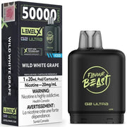 WILD WHITE GRAPE FLAVOUR BEAST LEVEL X G2 ULTRA 50K PODS